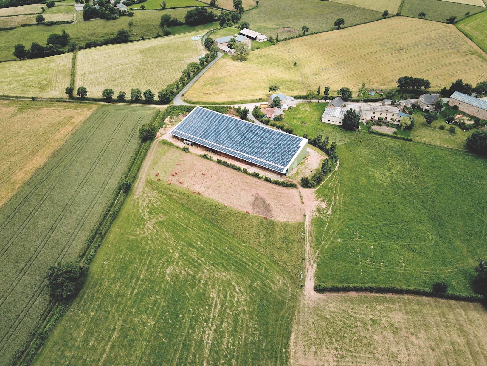 Centrale solaire pour agriculteurs