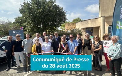 Tenergie et la commune de Cabrières d’Avignon lancent la construction de la centrale Photovoltaïque sur le site de l’ancienne carrière de la collectivité