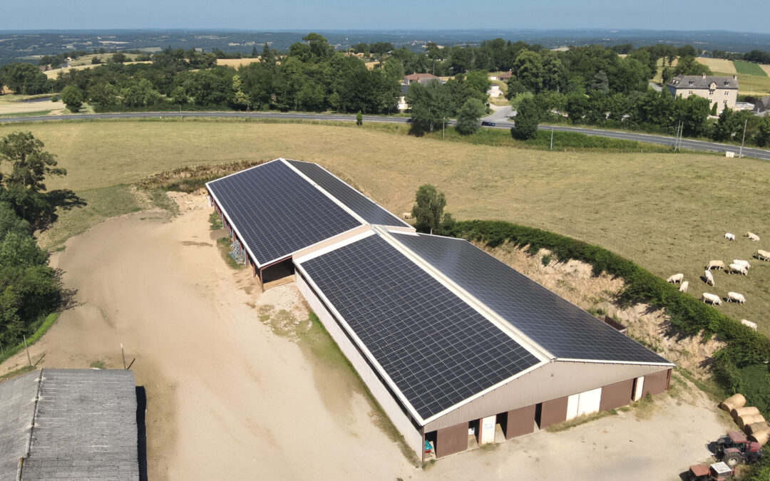 Un label qualité grâce à la construction d’un hangar doublé d’une rénovation de toiture agricole près de Rodez (12)